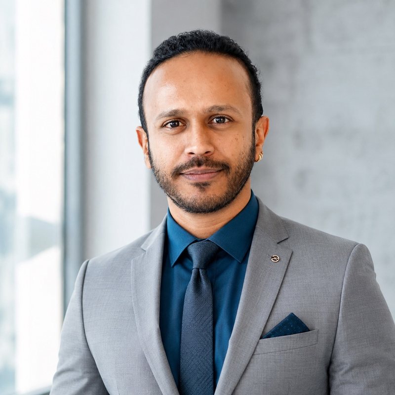 Portrait of Sachin Naluveetil, founder of Sachin Access